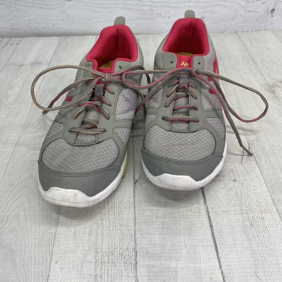 Asics  GEL MUSE S454N Gray Pink Athletic Running Lace Up Sneakers Sz 10 / 42 - Picture 4 of 11
